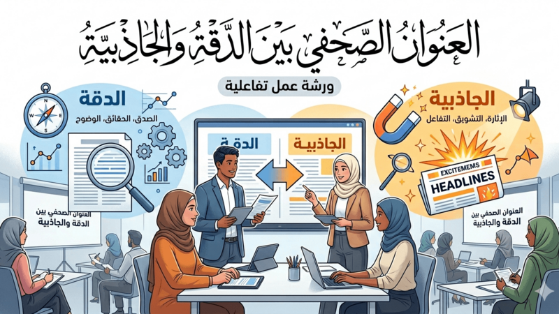 العنوان الصحفي بين الدقة والجاذبية